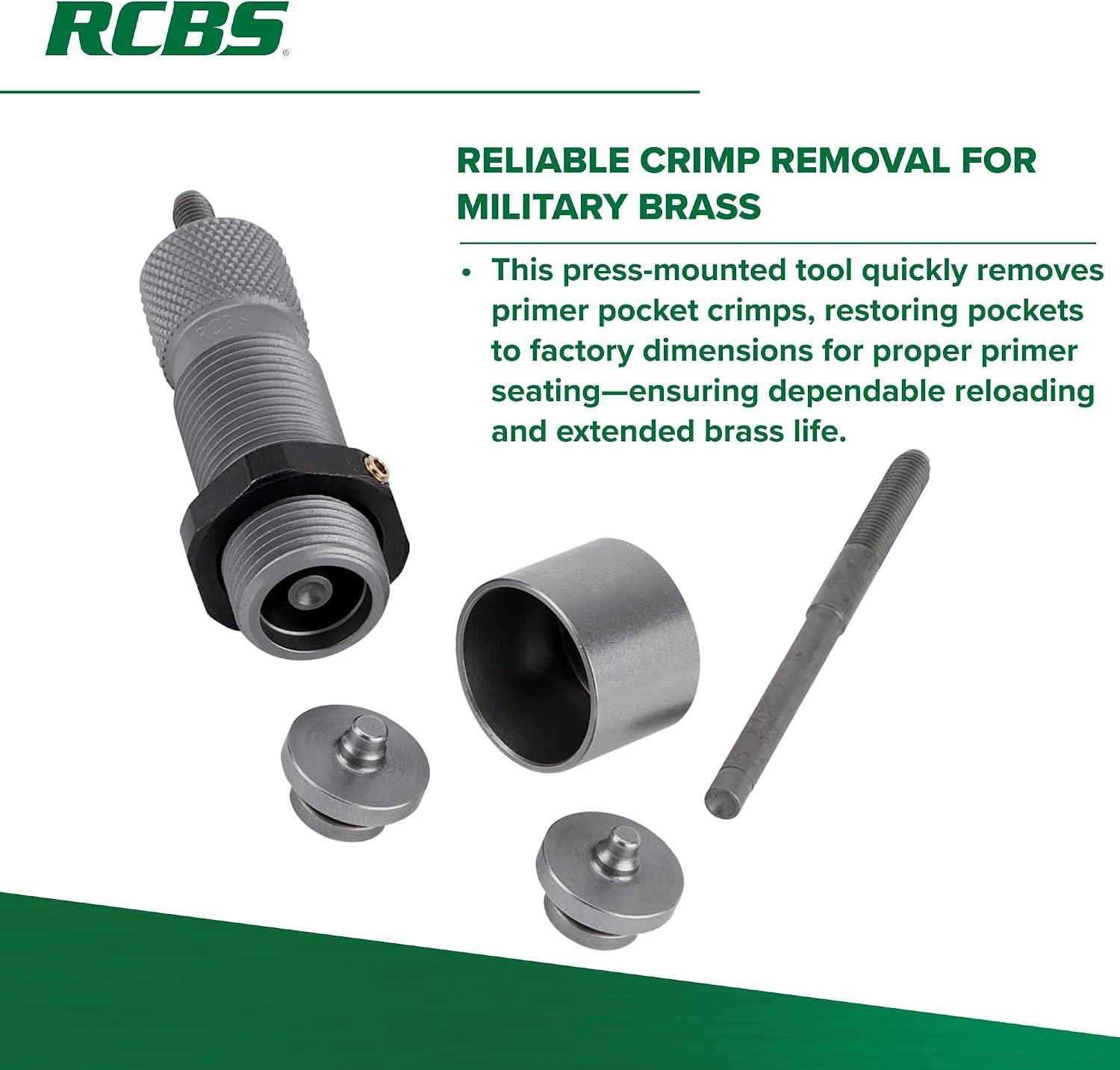 Efficient Primer Pocket Crimp Remover