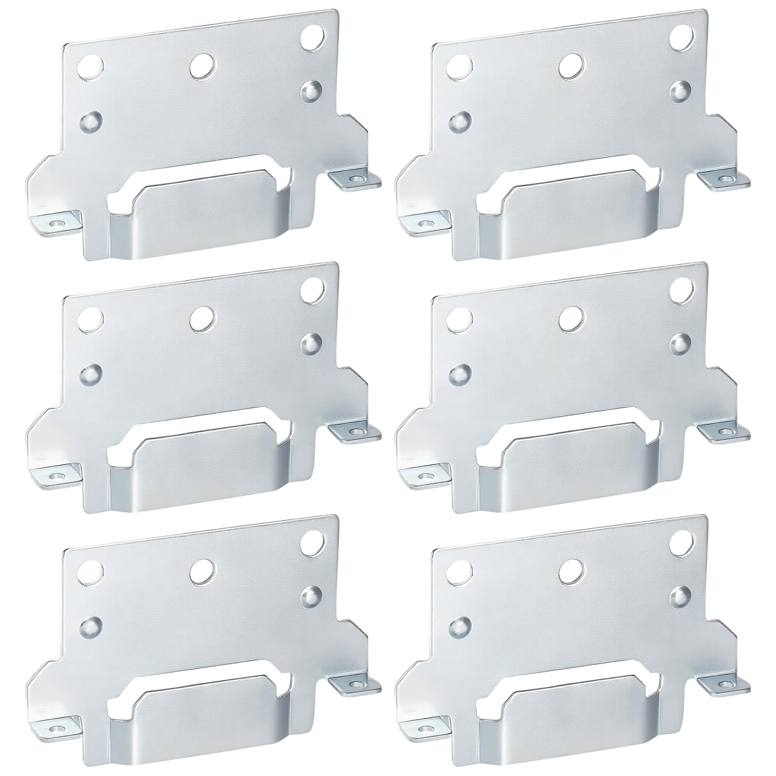 Zookpr 116791 Mounting Plates Replacement for IKEA Bed Frame Brackets Silver
