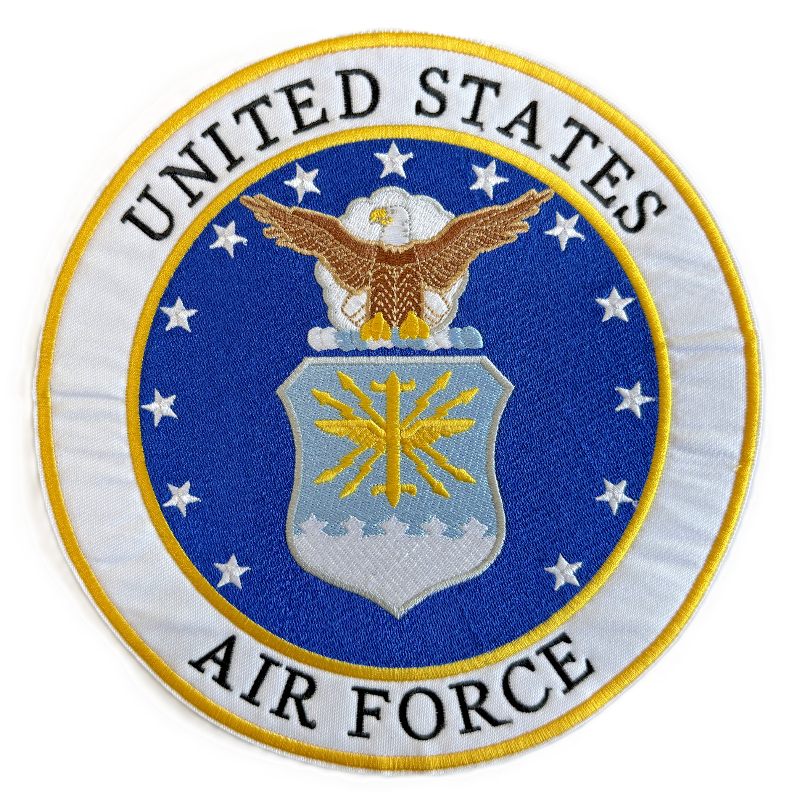 U.S. AIR FORCE 8" Patch for Vests or Jackets