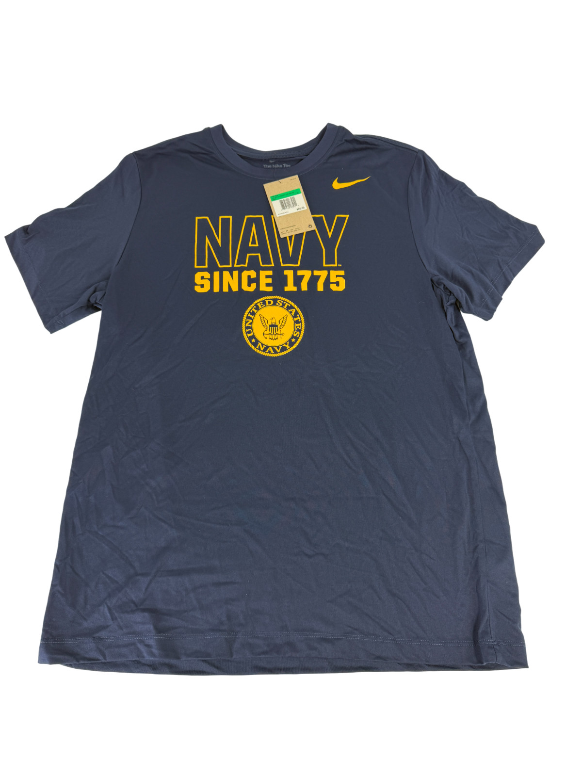 US Navy T-Shirt Mens NCAA Football Nike Dri Fit Legend Size XL Xlarge New