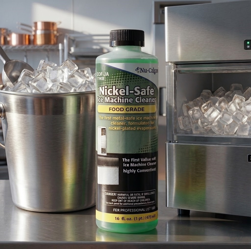 Nu-Calgon 42870 Nickel Safe Ice Machine Cleaner 16oz Food Grade