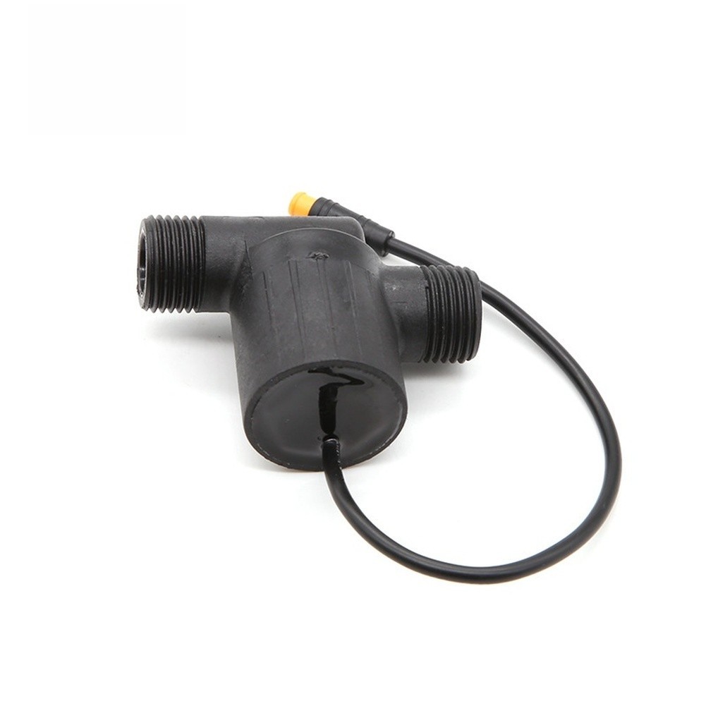 Black Water Flow Generator with Digital Display for Smart Bathroom Fixture