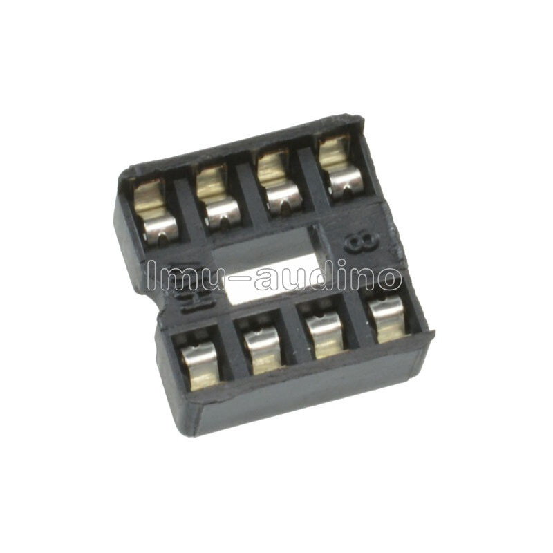 10/20/50100PCS 8pin DIP IC Solder Type Pitch Dual Wipe Contact Socket Adapter