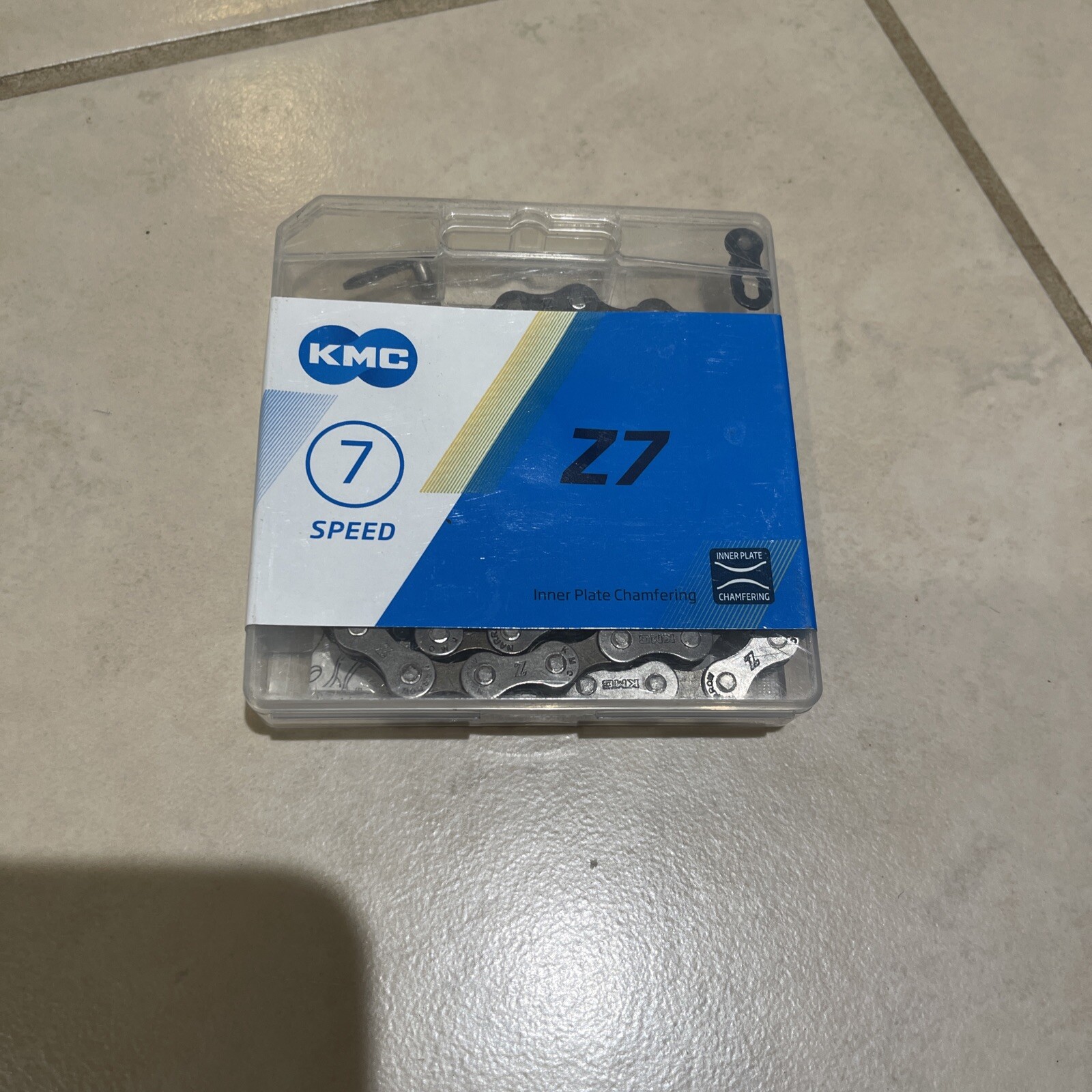 KMC Z7 7 Speed  Bicycle Chain 116L 1/2" x 3/32" NEW