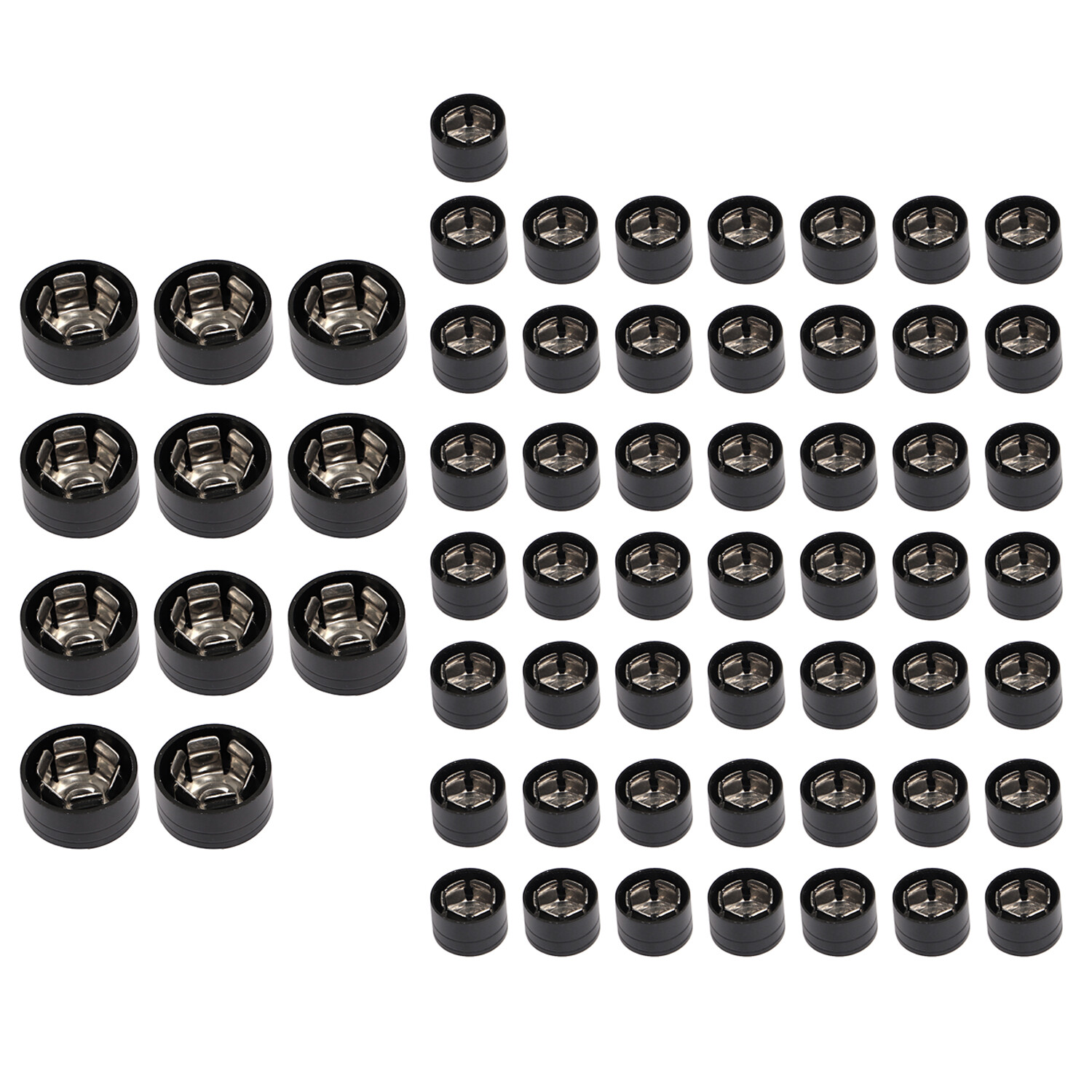 61pcs CNC Engine Bolt Covers Cap For Harley Heritage Softail FLSTC FXST Breakout