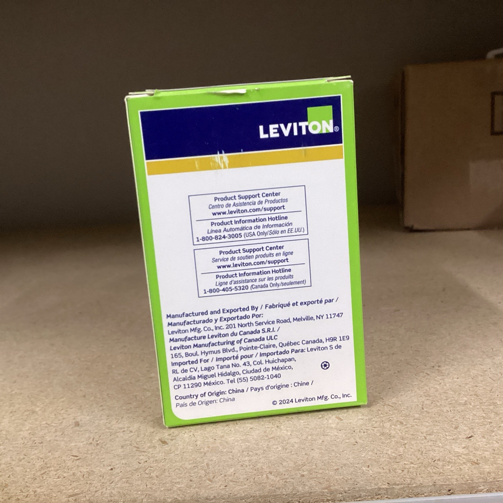 Leviton SBK00-CSW White Wireless Switch Battery Powered