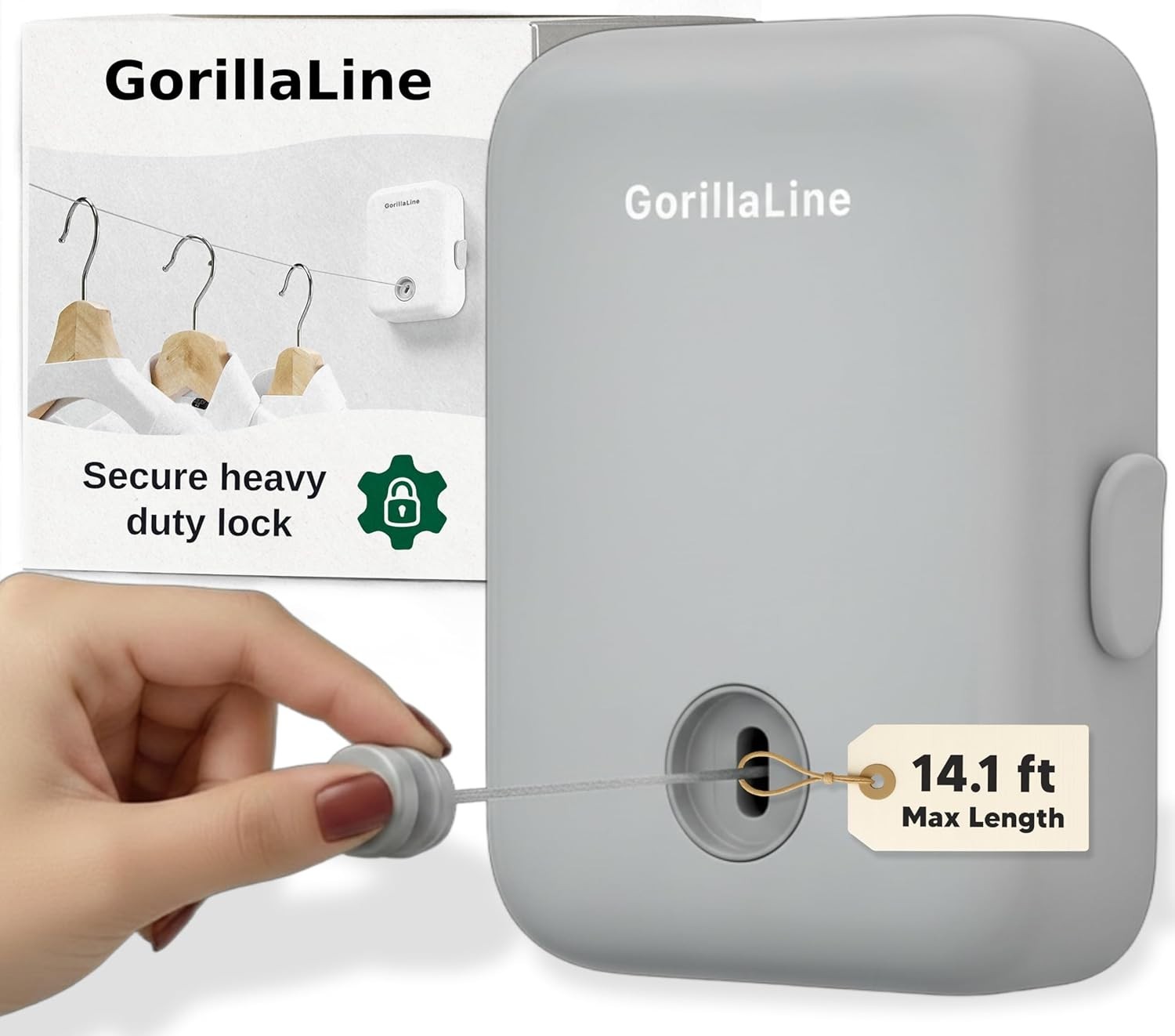 Easy Install Clothesline - Retractable Laundry Line for RVs