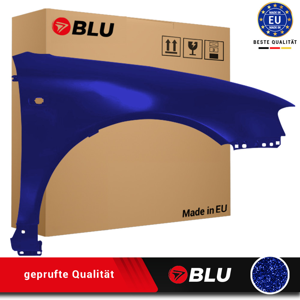 Fender For Audi A3 8L Lift LZ5L Right Blue 2000-2003 Front Painted New