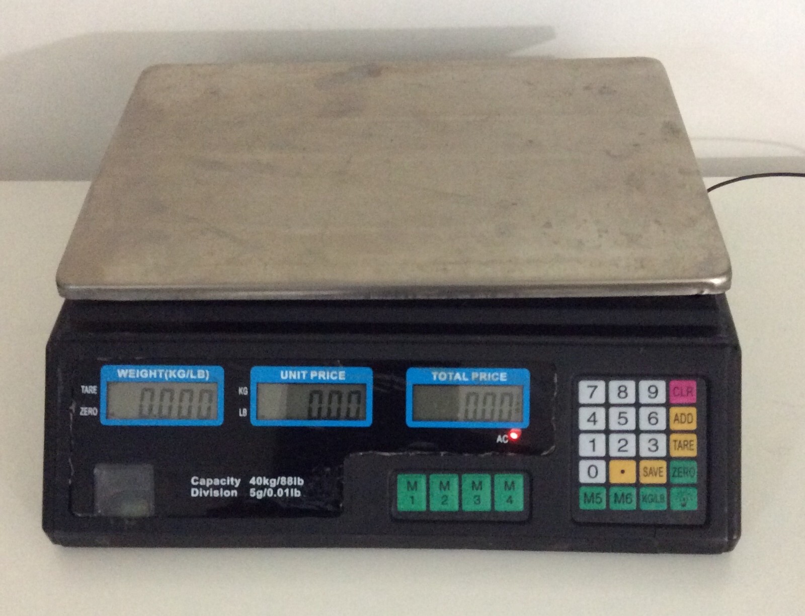Electronic Digital Scale Maximum Weight 40 Kg