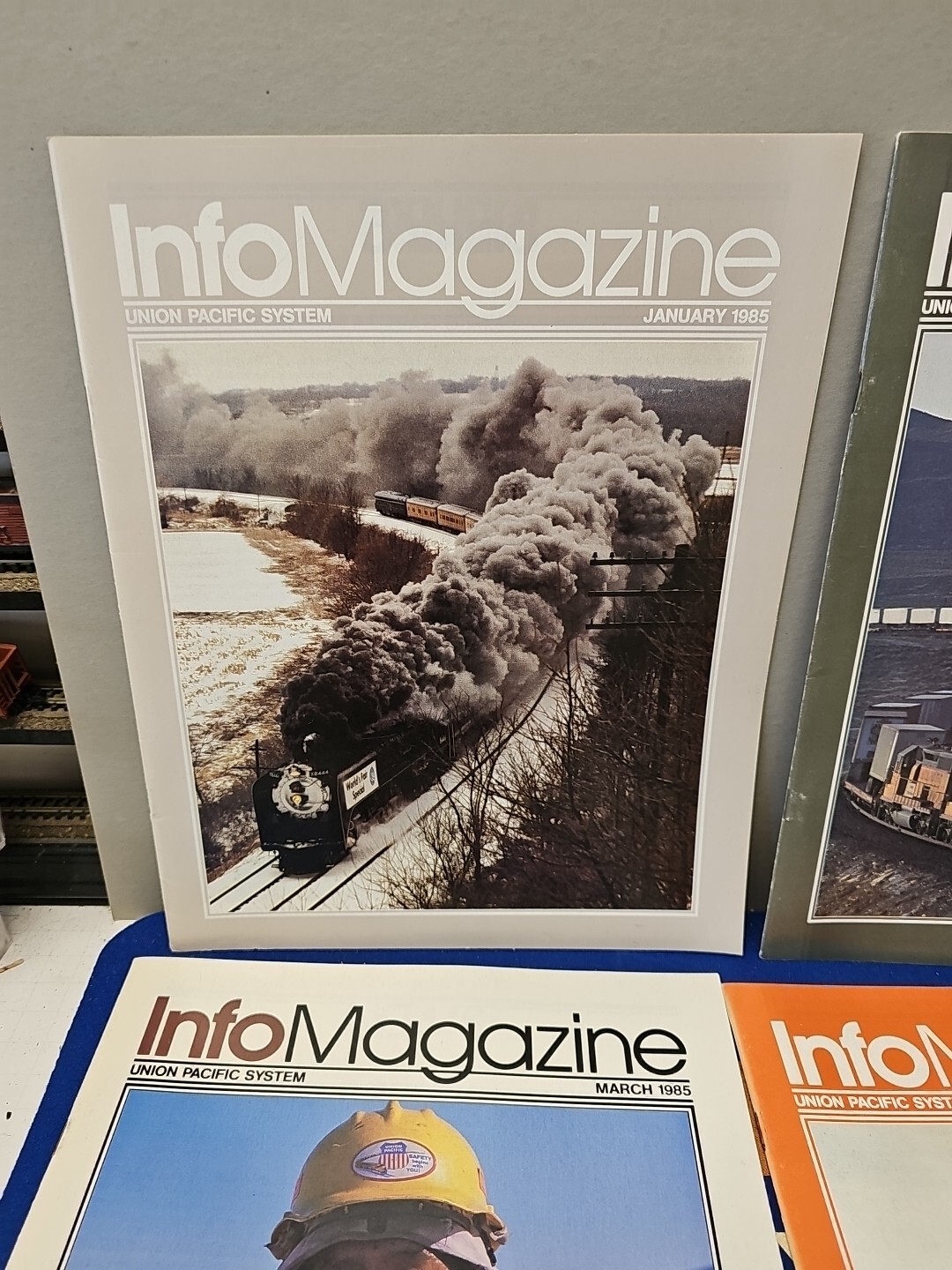 Info Magazine Union Pacific System 1985 Full Year Complete 12 Issues.