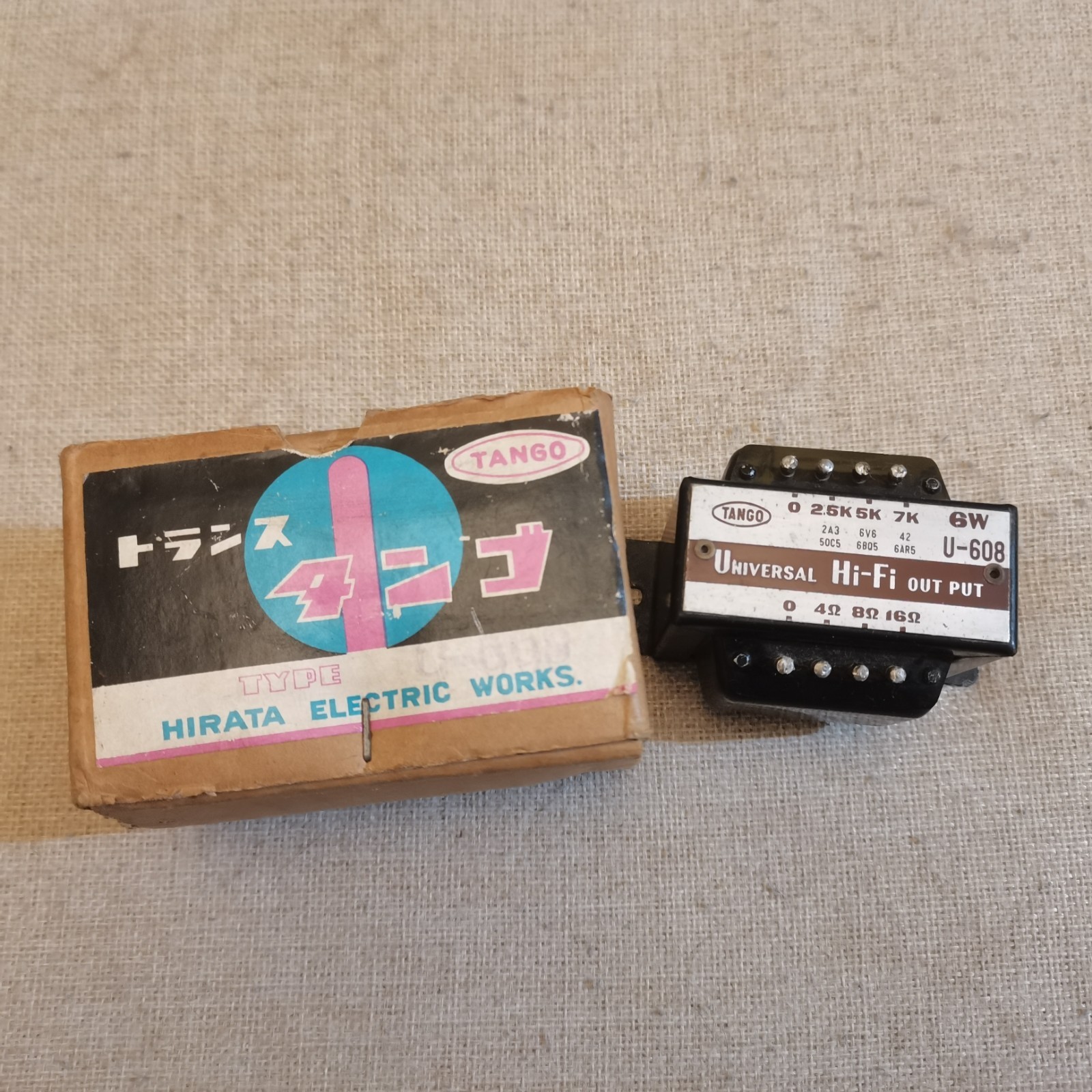Tango U-608 output transformer for single-ended tube amplifiers 6W universal