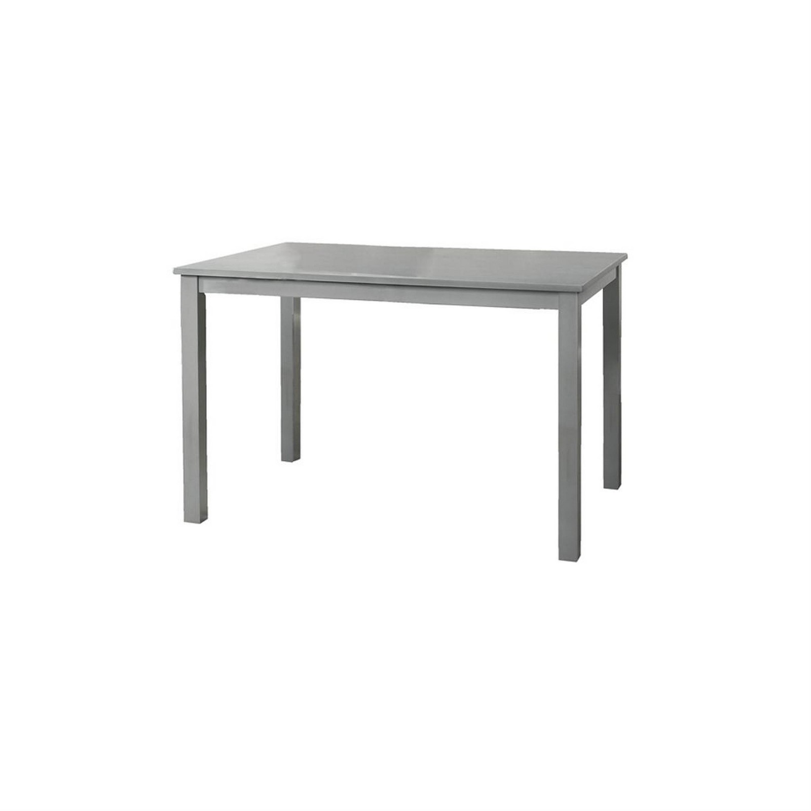 Zory 5pc Dining Table Set with 4 Cushioned Chairs- Beige Burlap- Gray Wood