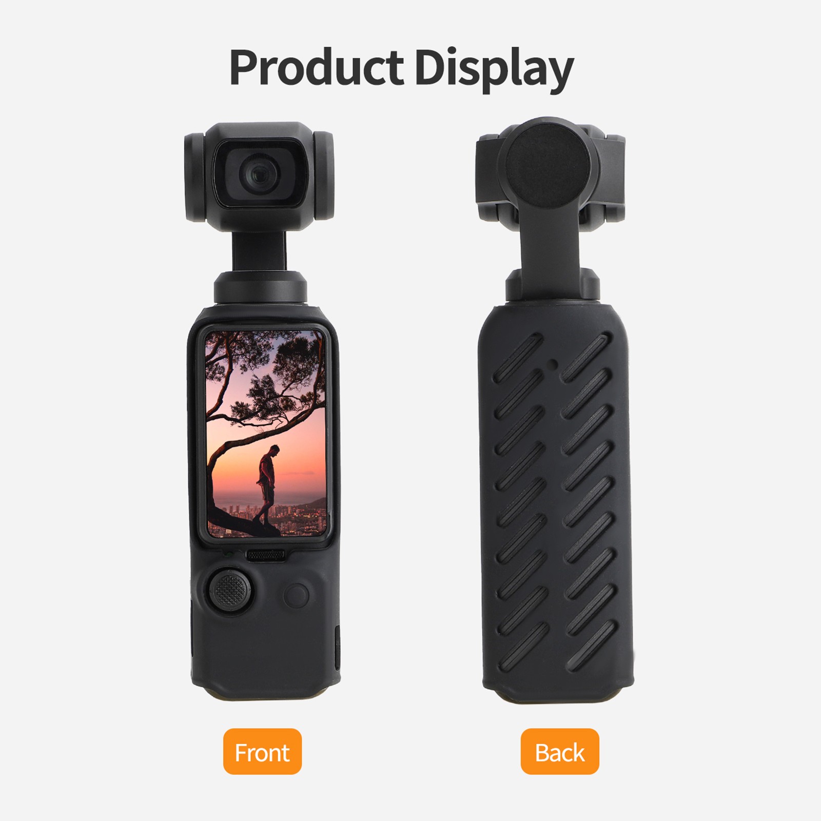 Black Silicone Case Protective Cover For DJI Osmo Pocket 3 Camera Accessory uu