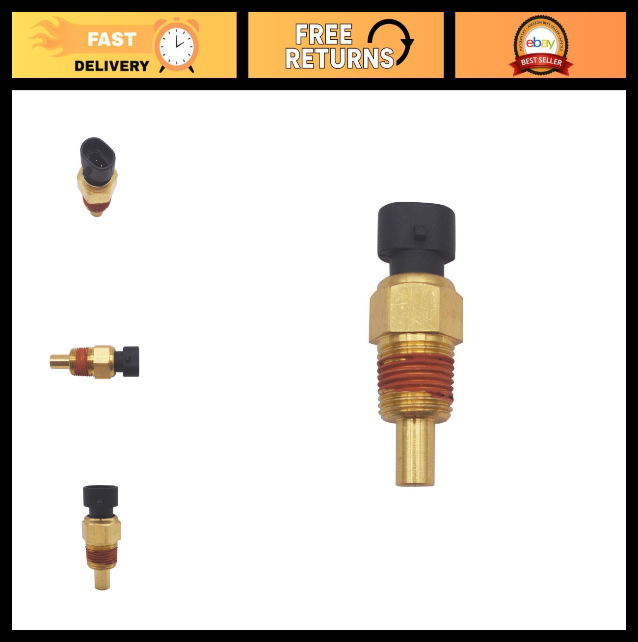 Coolant Temperature Sensor for Mercruiser & Volvo Penta - 805218T 3850397 Replac