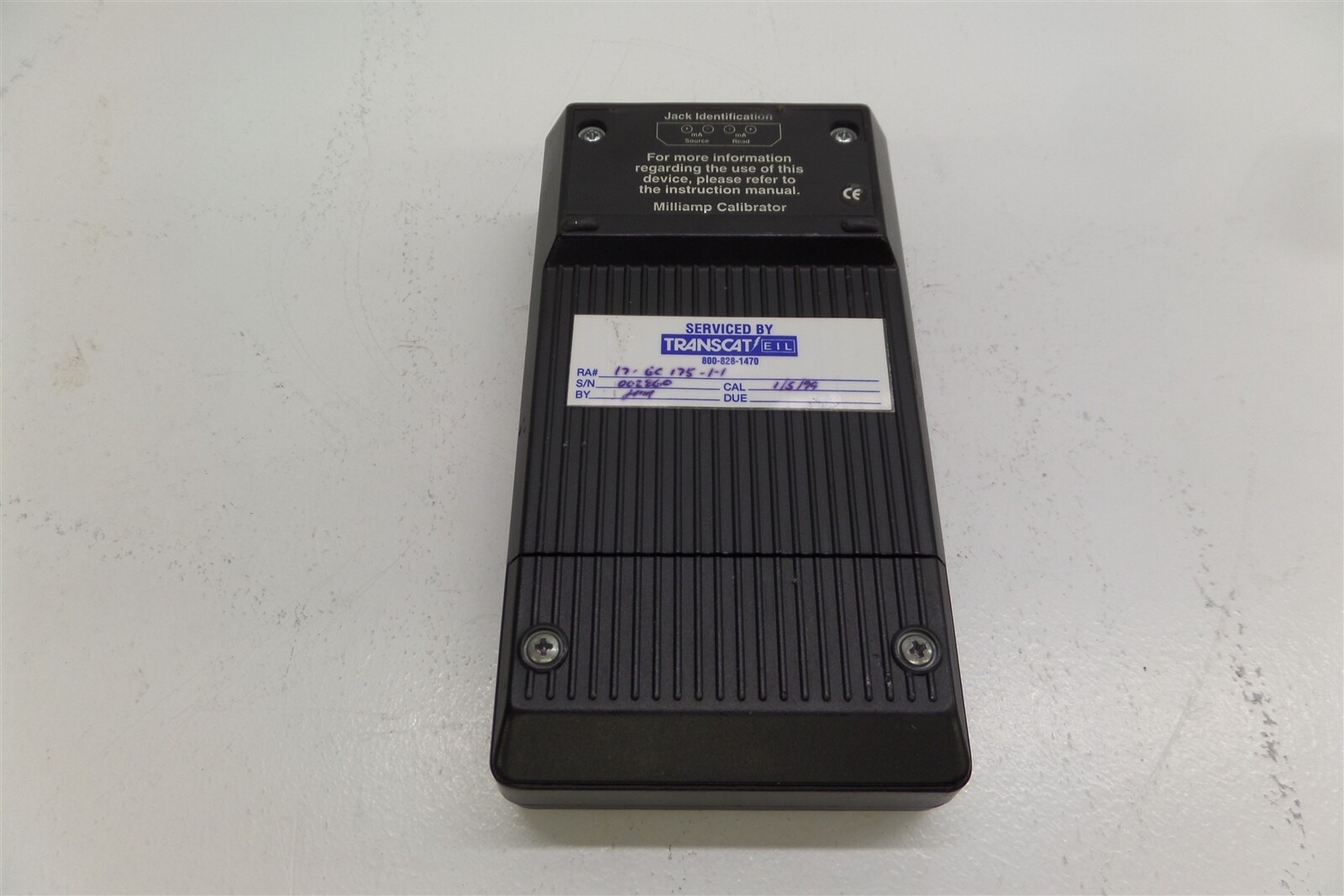 Tool Box Tools Transcat 20015 E Milliamp Calibrator