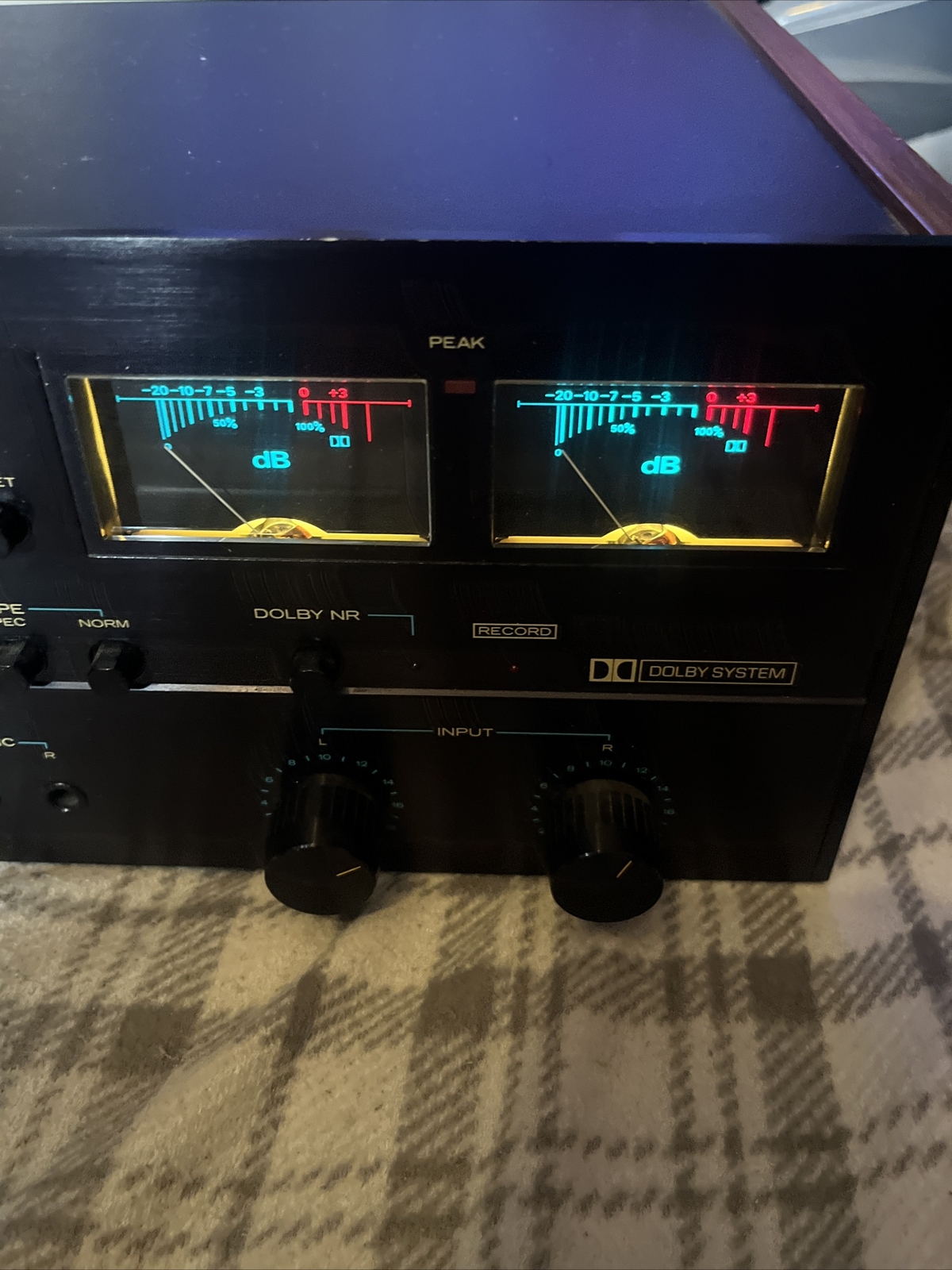 RARE QUADRAFLEX REFERENCE 412D -VINTAGE Tape Deck Needs Repair AS IS
