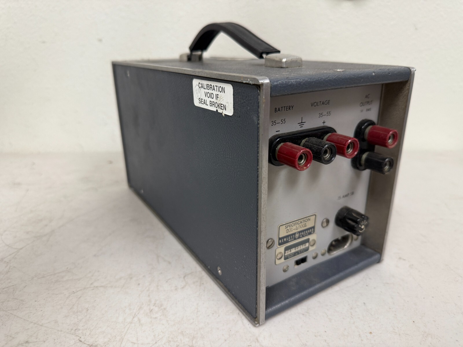 Vintage HP 400GL AC Voltmeter Not Tested & Working