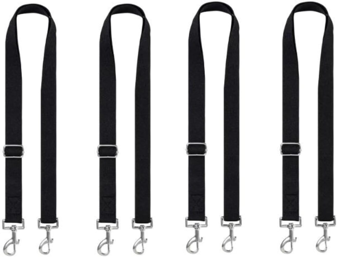 Premium Horse Blanket Sheet Leg Straps, 4 Pcs Adjustable 27.55" to 55" Length, R