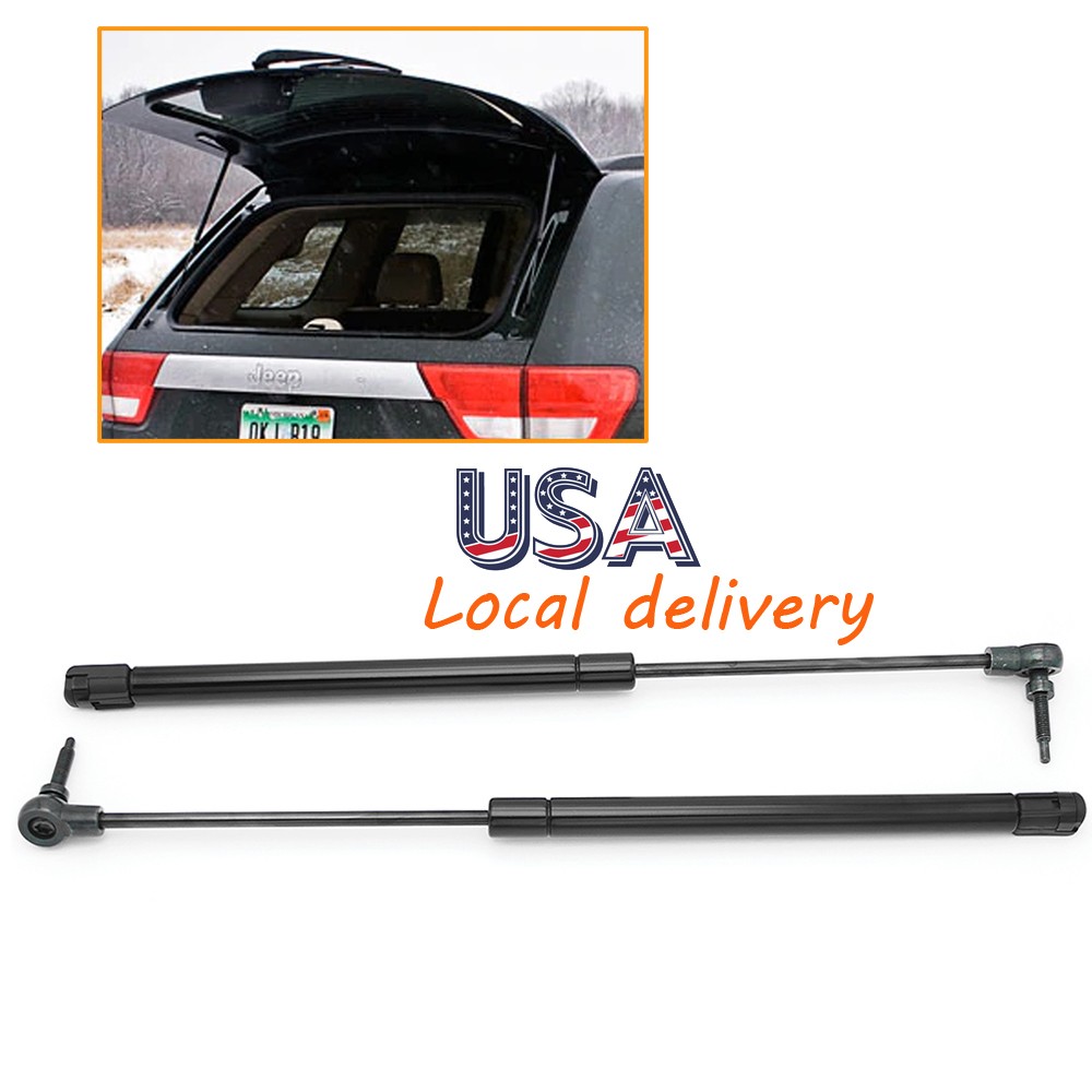 2PCS For Jeep Grand Cherokee Gas Struts Rear Glass Window Prop Rods Support