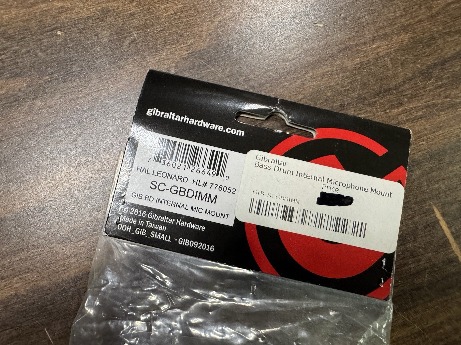 Gibraltar SC-GBDIMM Internal Bass Drum Microphone Mount