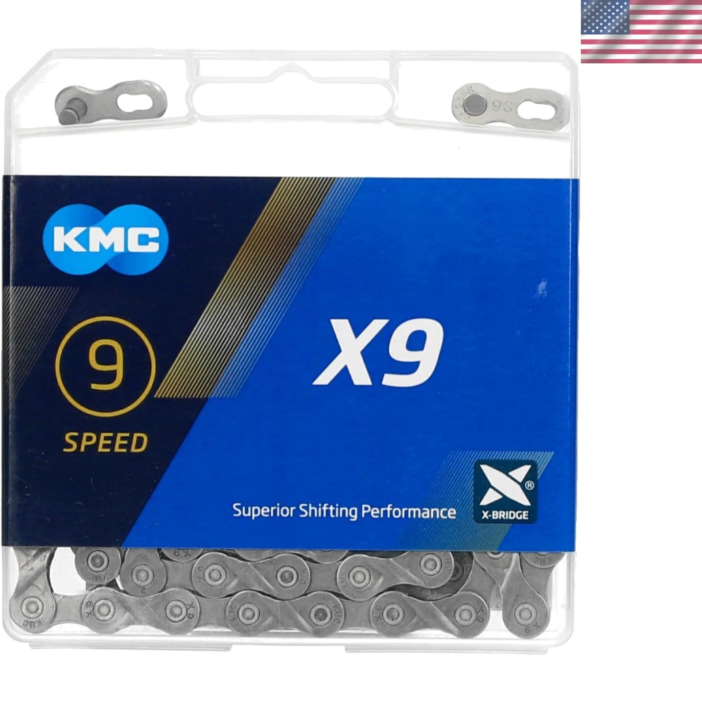 Durable 9-Speed Bike Chain, Lightweight Aluminium, 114 Links – For All Cycling