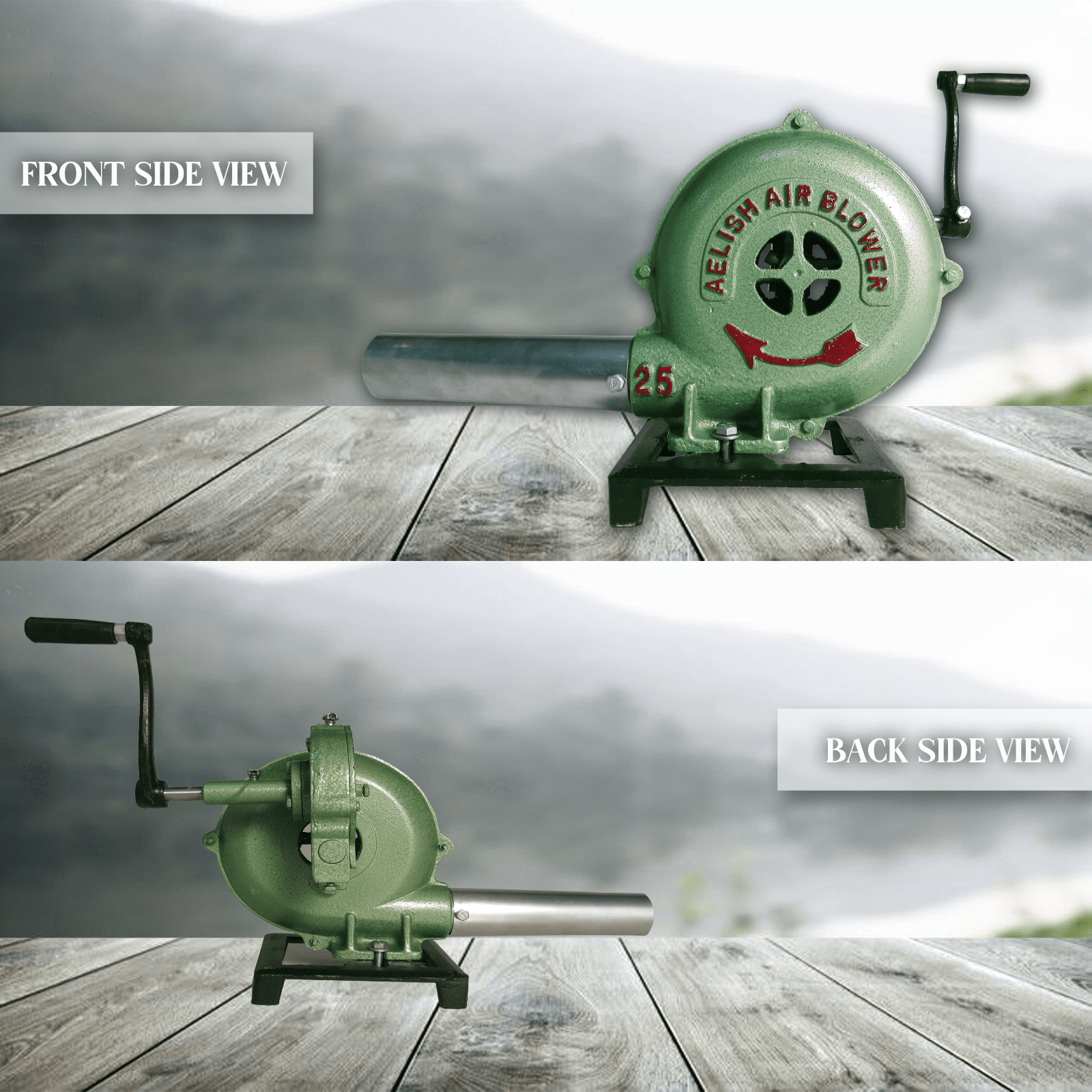 Hand Crank Blacksmith Forge Blower Manual Fan