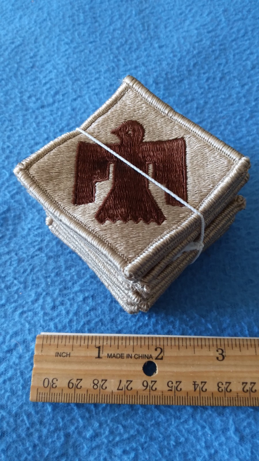 BUNDLE OF 20 - DESERT 45th INFANTRY PATCHES - NEW