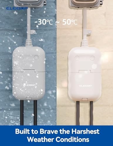 Outdoor Smart Plug Waterproof IP66, WiFi Dual Socket, Alexa & Google Assistant C
