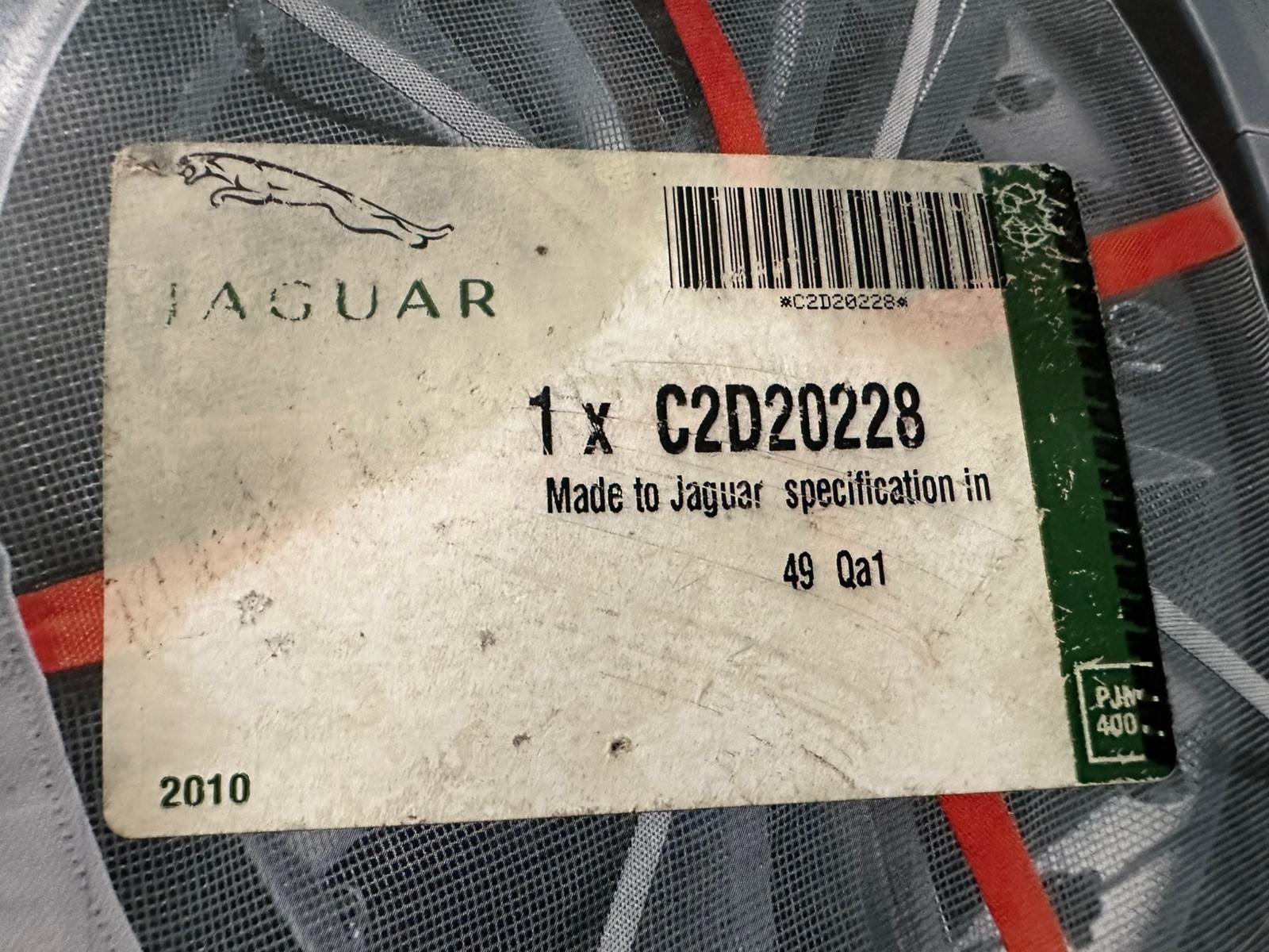 Jaguar Autosock Winter Traction Aid, C2D20228
