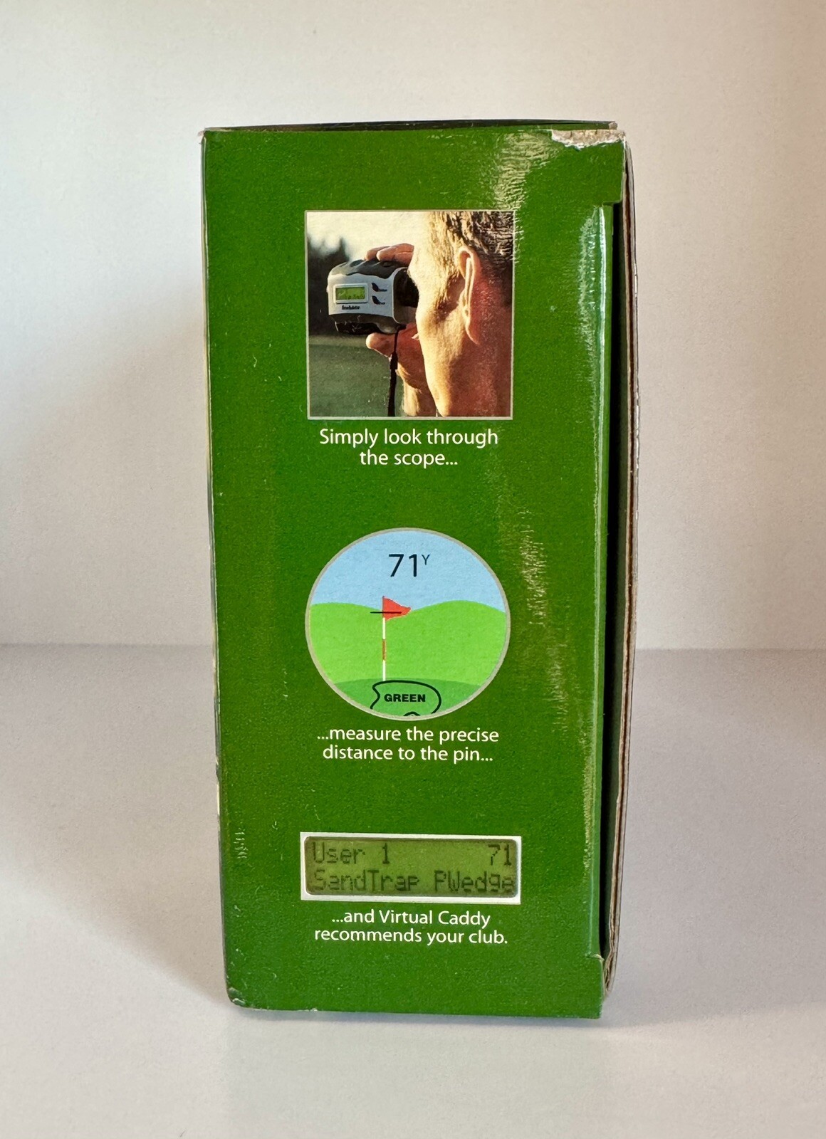 Brookstone Virtual Caddy 5 x 20 Digital Magnification Golf Scope Rangefinder