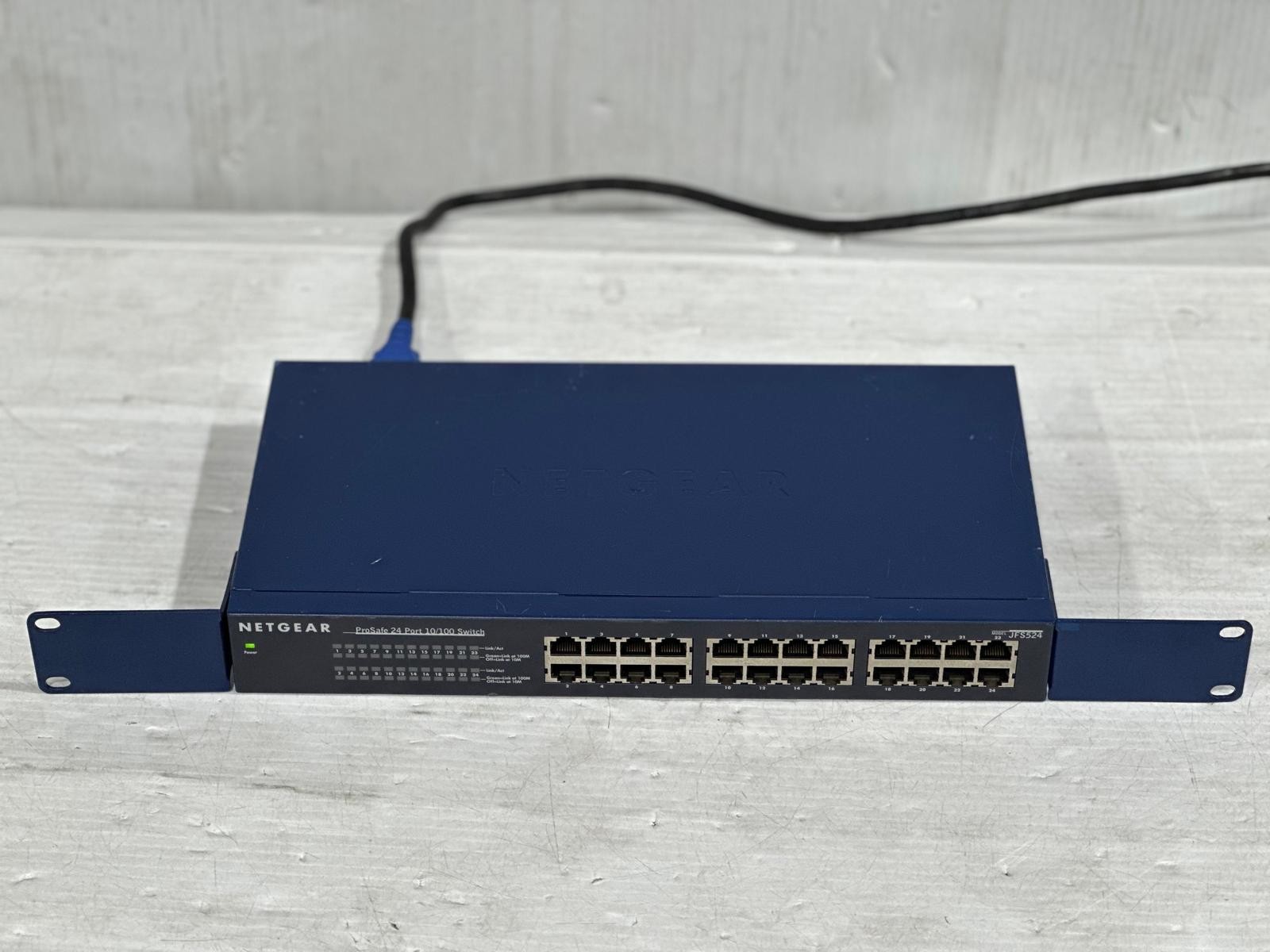 NETGEAR JFS524 ProSafe 24 Port 10/100 Switch #5178-C (One)