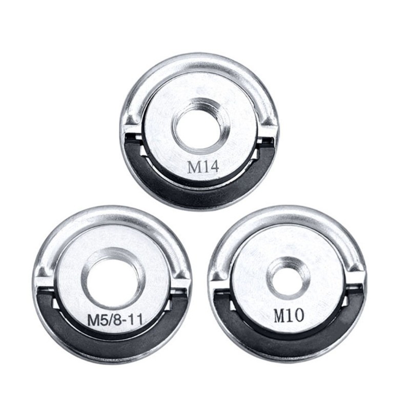 MTen M14 5/8-11 Thread Locking Nut Pull Rings Nut for Fast Accessory Changes