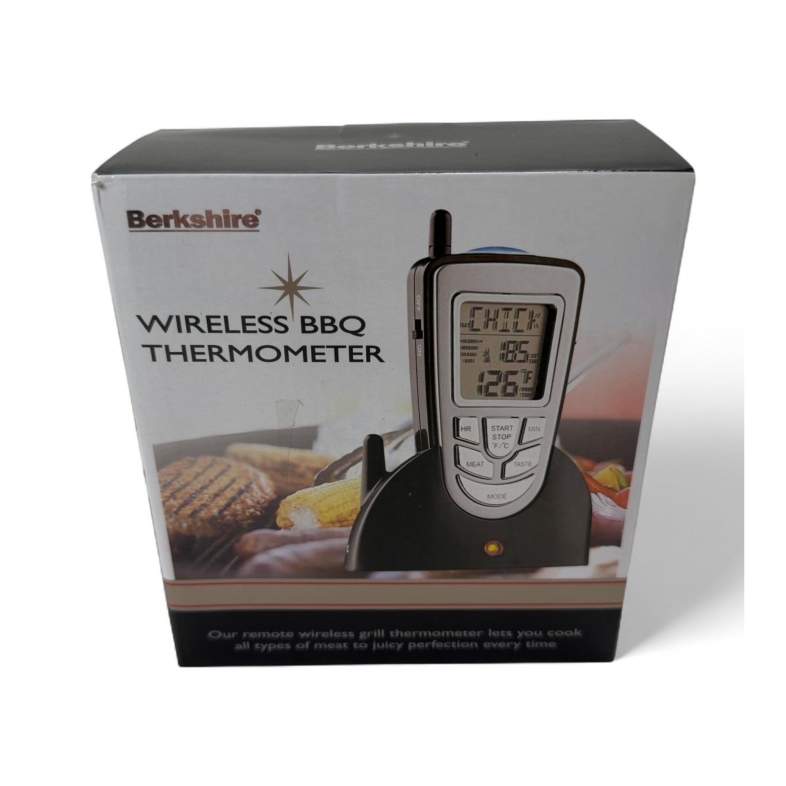 Berkshire Wireless BBQ Thermometer Style BR6-22517 Cooking Grill Tool NEW