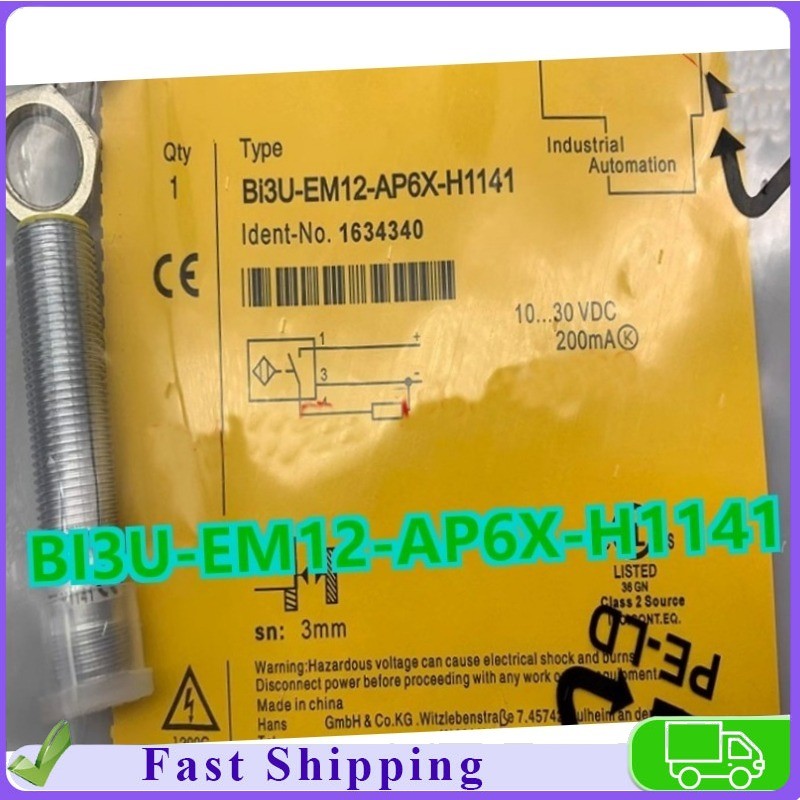New Turck BI3U-EM12-AP6X-H1141 Inductive Proximity Switch Sensor Fast Shipping