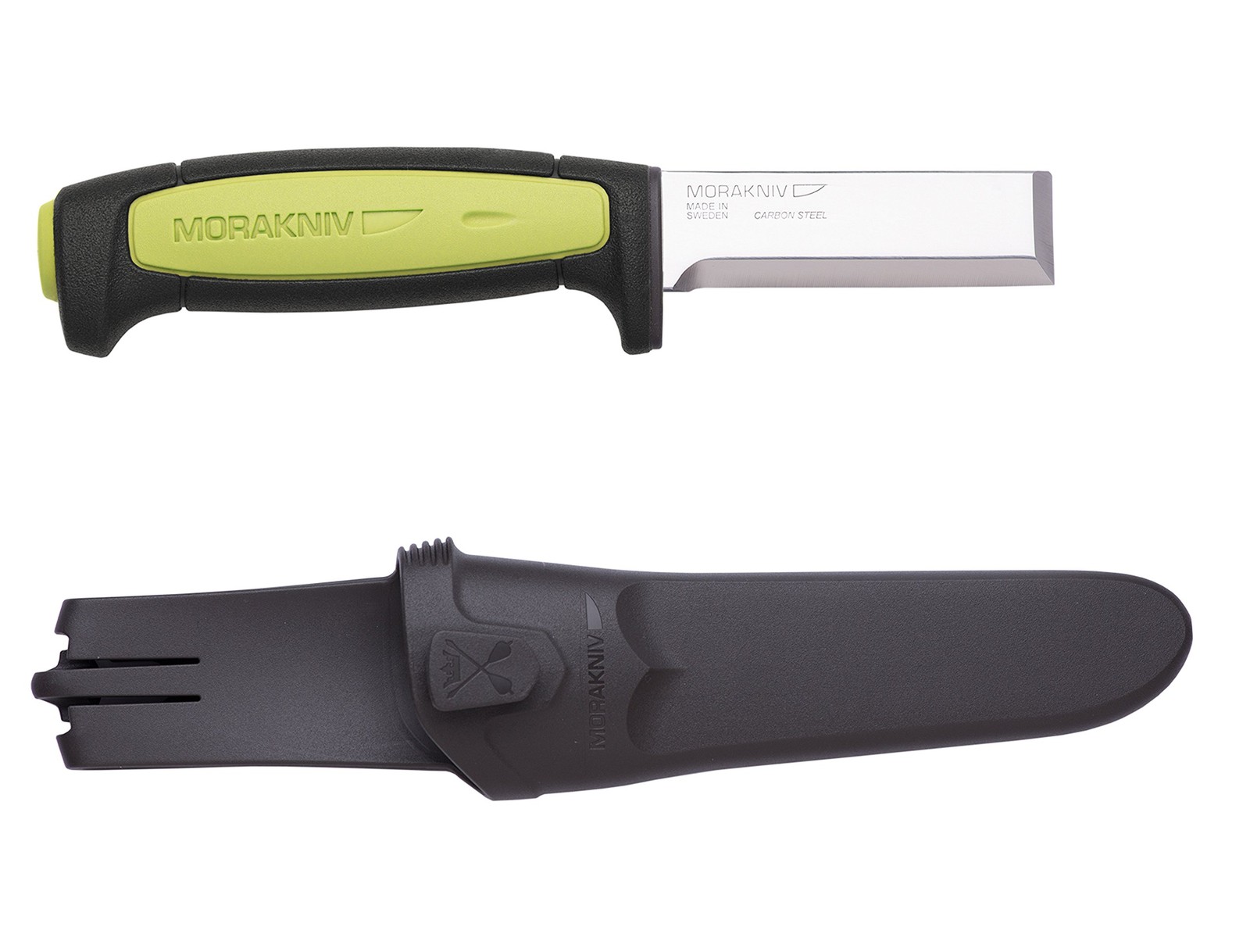 Morakniv Craftline Carbon Steel Wood Chisel Knife With Sheath for Wood 12250 NEW