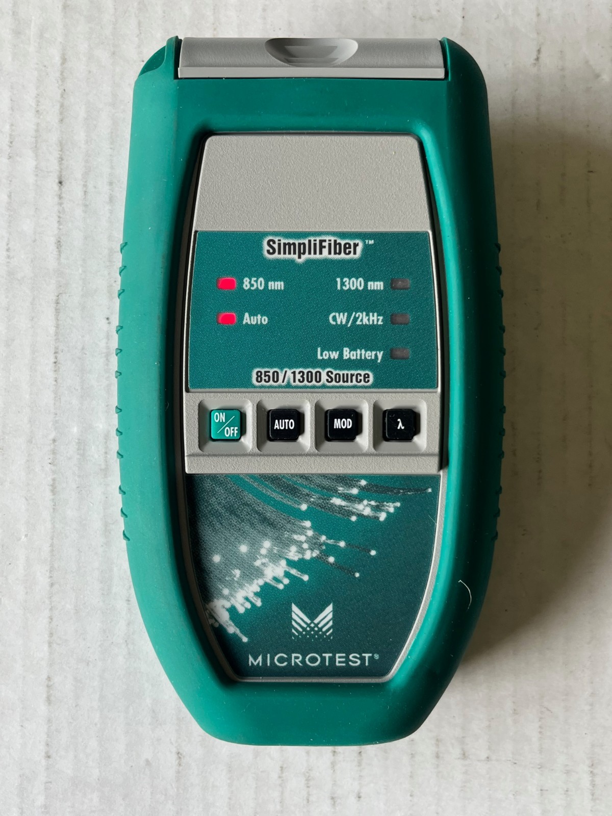 Microtest SimpliFiber Kit - Meter and 850/1300 Source with Accessories and Case
