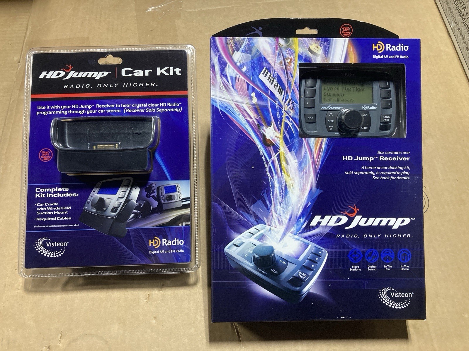 VISTEON HD RADIO HD JUMP RECIEVER AND CRADLE CAR KIT free Shipping