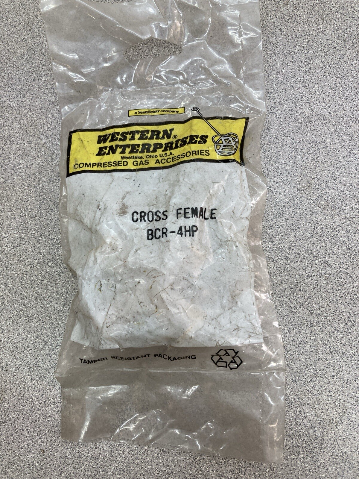 Western Enterprises BCR-4HP 1/4" Female Pipe Thread Cross, Qty.1