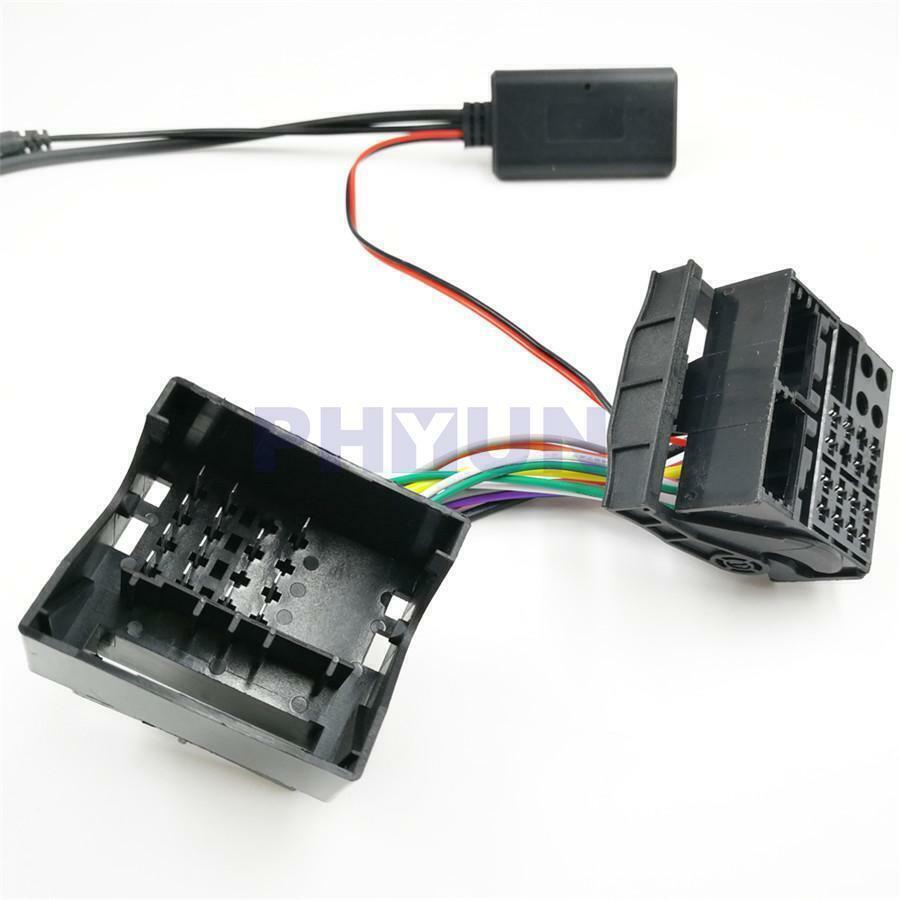 12PIN AUX Bluetooth Adapter Wireless Music Audio Cable Microphone Input For BMW