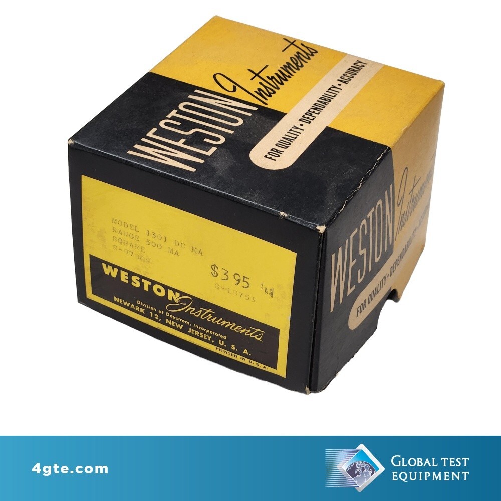 Weston 1301 DC MA 500 mA Range Meter