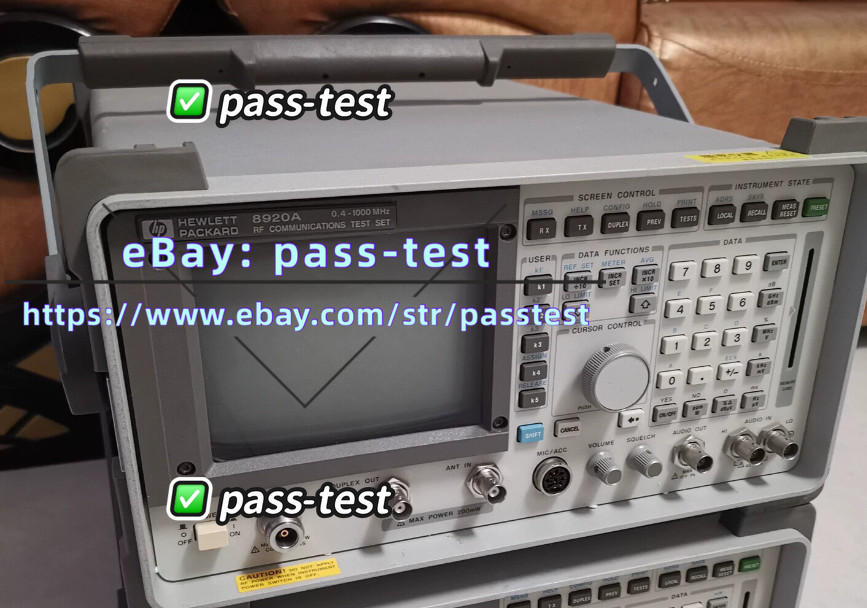1PCS Agilent HP 8920A comprehensive tester 0.4 - 1000 MHz /Good function