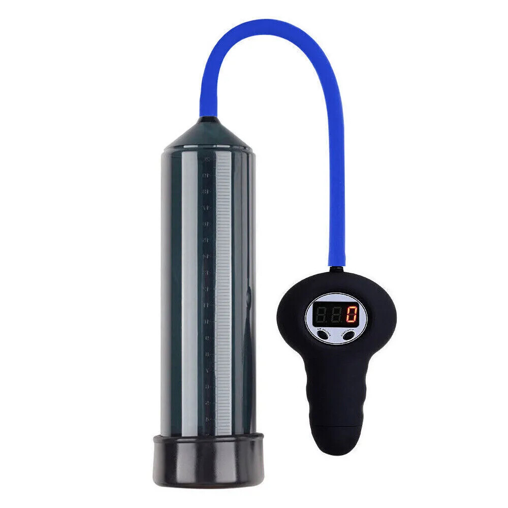 8 inch Digital Vacuum Penis Pump for ED Male Enhancement Erectile Enlarger