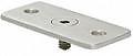 Brushed Stainless Optional Flat Hand Rail Adaptor Plate for Hand Railing Bracket