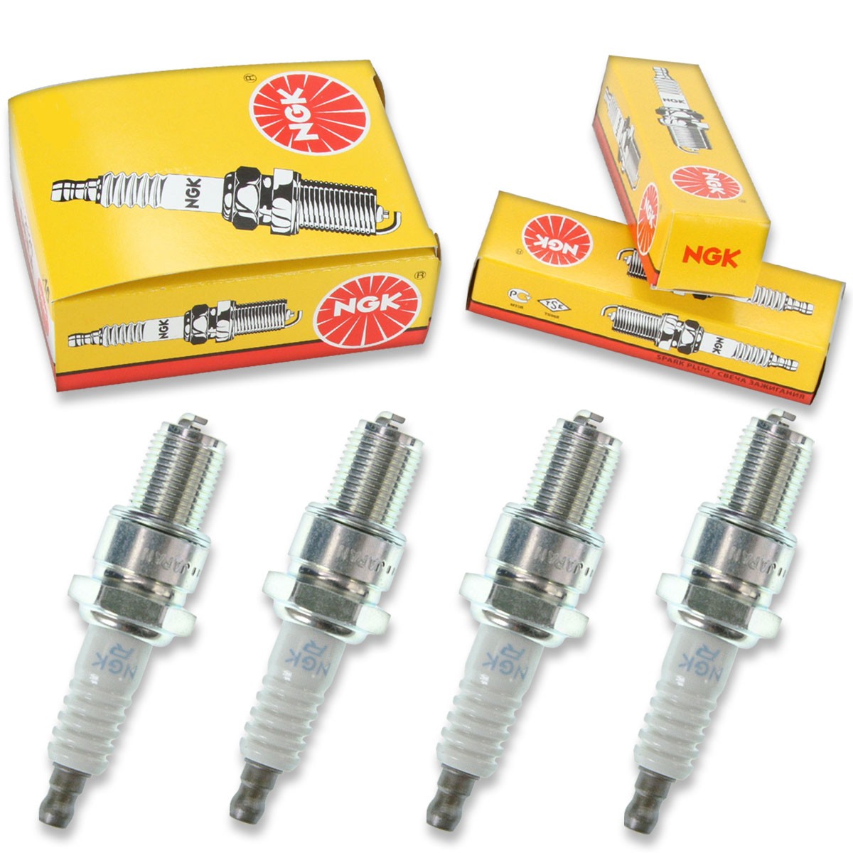 4pcs 2000 Arctic Cat Powder Special 600 EFI NGK Standard Spark Plugs 600cc iw