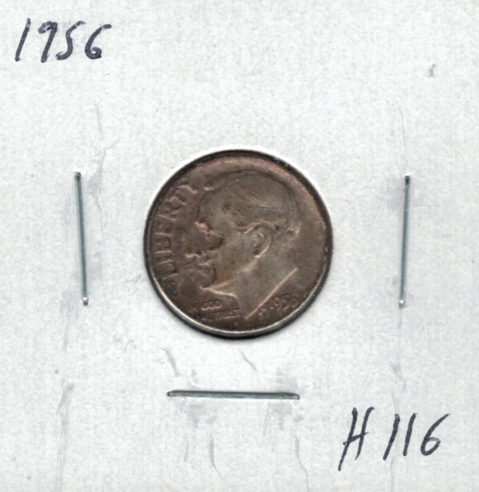 1956 Roosevelt Dime H116 !!!Free Shipping!!!