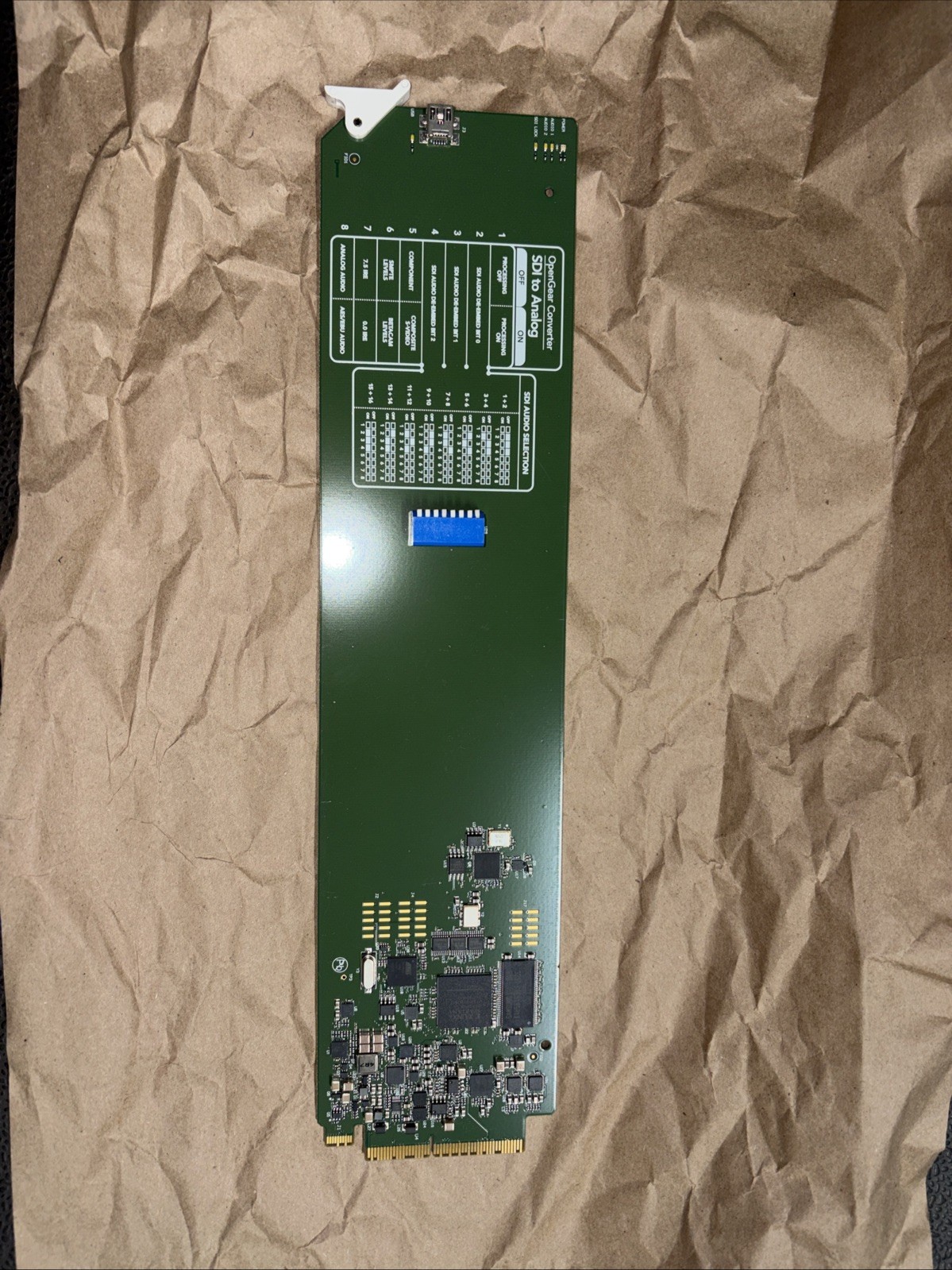 Blackmagic Design OpenGear Analog to SDI Converter Card w/Rear Module