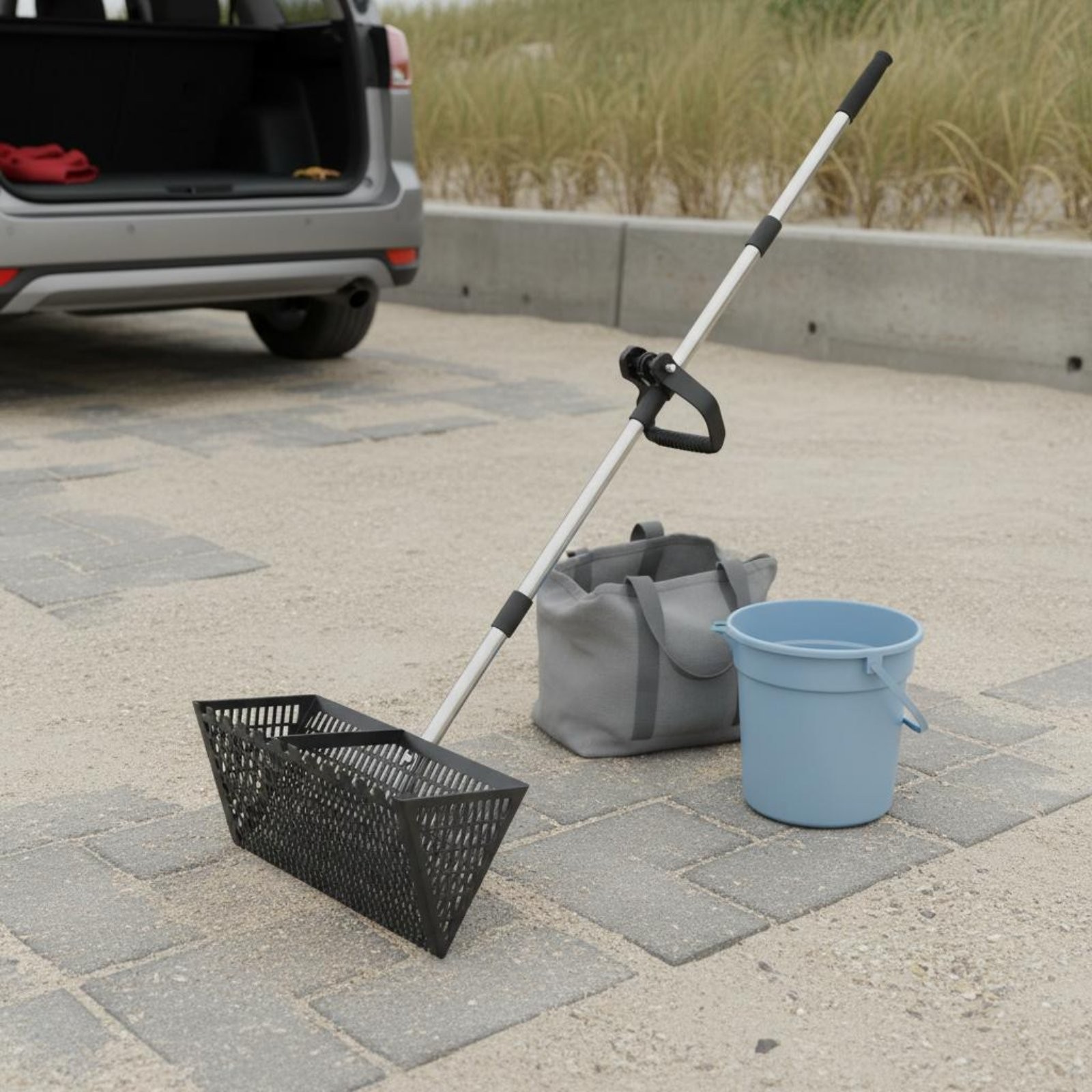 Metal Beachcombing Scoop Rust-Proof Treasure Sifter Heavy Duty