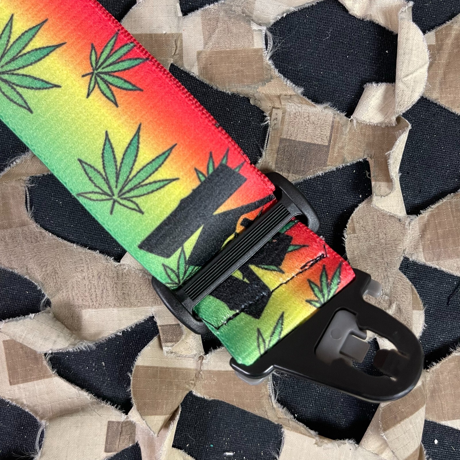 NEW KM Paintball Push Unite Goggle Strap - 420 Rasta