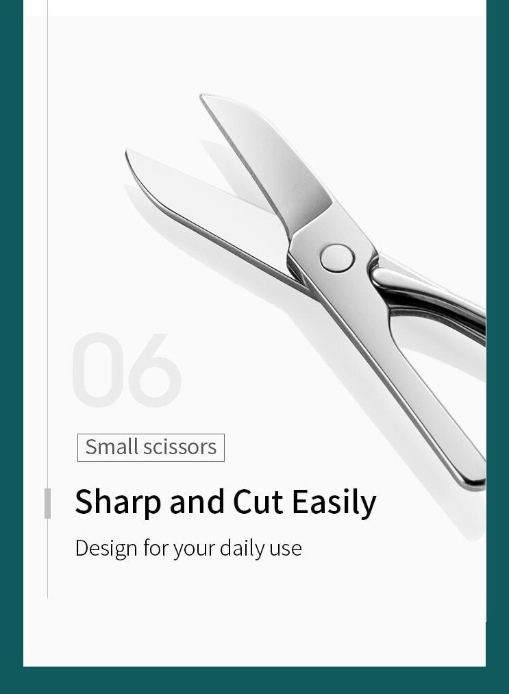 MR GREEN Multifunction Nail Clipper File Knife Scissors Multi 6-in-1 Tool German