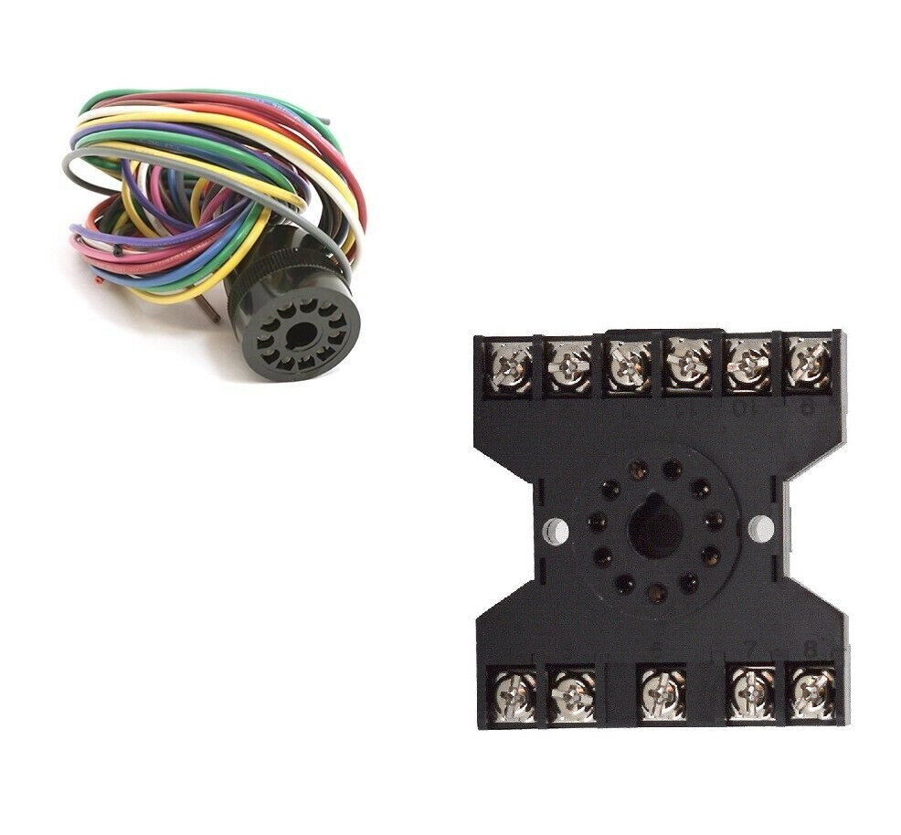 EMX LD-11H & LD-11 11 Pin Socket Base & Harness Rail Mount Vehicle Loop Detector